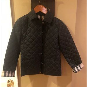 Girls Burberry Quilted Jacket size 10Y